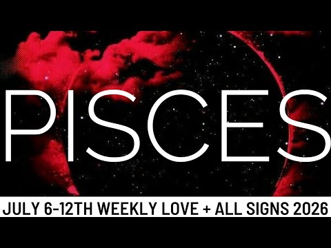 *PISCES* OMG GET READY FOR THIS EMOTIONAL CONVERSATION THIS WEEK, PISCES!!- July Love Tarot 2026