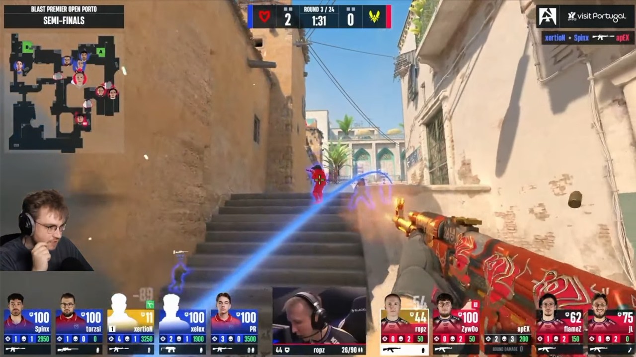 🔴VITALITY vs MOUZ | BLAST PORTO SEMI-FINALS 2026🔴