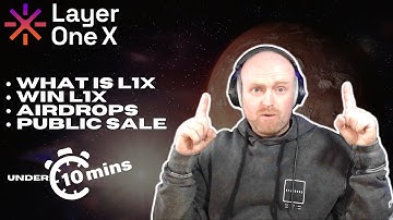 Layer One X Explained --- Win L1X --- Airdrops --- Public Sale