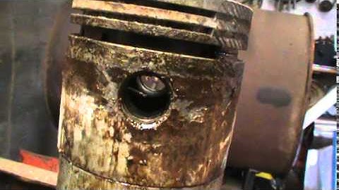 Model 19 Piston Freed from the block