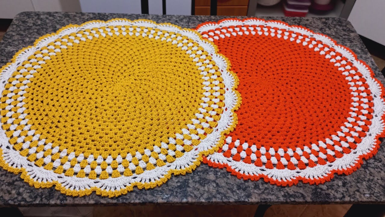 CENTRO DE MESA REDONDO GRANDE, MAIS VENDIDO DO MOMENTO, PASSO A PASSO #tapeteredondo #janinefreitas