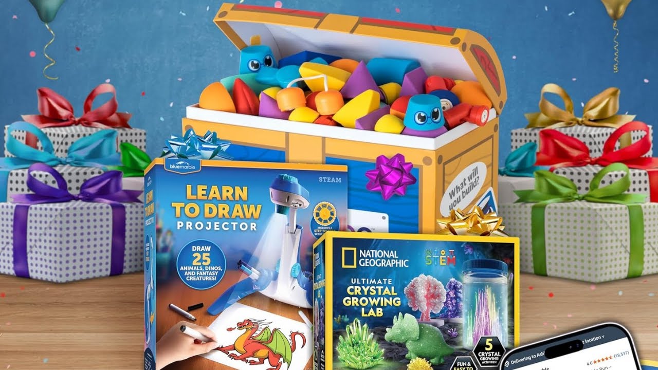 NATIONAL GEOGRAPHIC Glowing Marble Run ✨ | Glow-in-the-Dark STEM Construction Set!