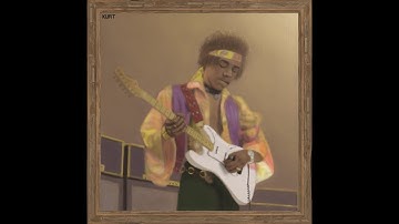 Jimi Hendrix (Rust Art Timelapse)