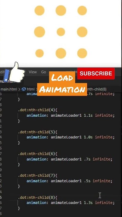 Load animation | how to make load animation html css follow along - YouTube