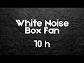 Box Fan White Noise + Black Screen  |  10 hours
