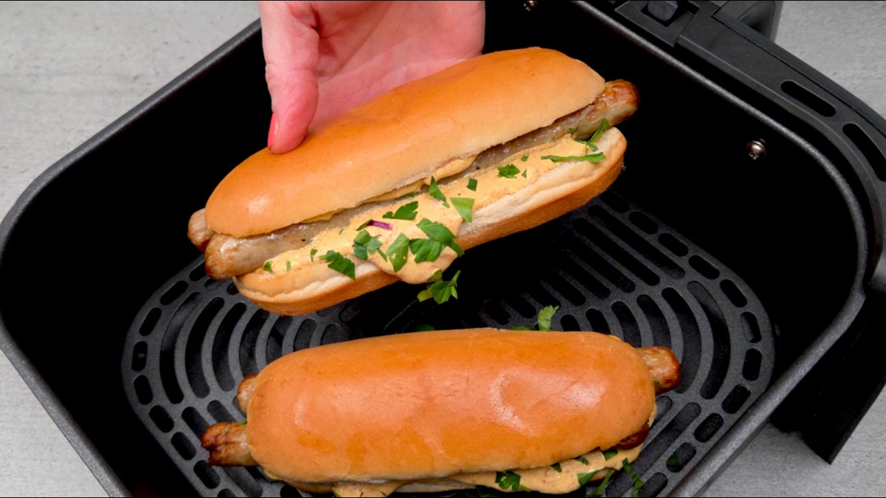Viral Air Fryer Hot Dogs - Austrian Style
