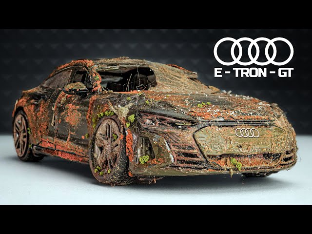 ミニカー audi e-tron GT prototype Restoration Abandoned Audi E-Tron GT - UNBELIEVABLE Transformation