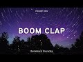 Charli XCX Boom Clap Lyrics 