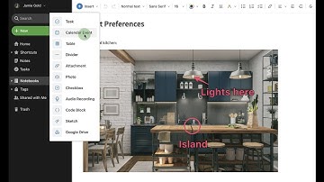 Link an existing note to a calendar event in Evernote