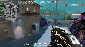Smoke there and spam, easy kills every time #omen #valorant