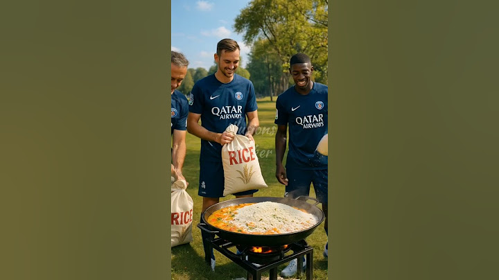 Le PSG fait une petite paella avant la Final #psg #arsenal #rice #championsleague #aigenerated