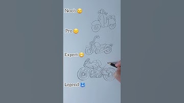 Drawing a motorcycle 🏍
