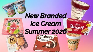 New Branded Ice Cream Summer 2026 | Taste Test and Review