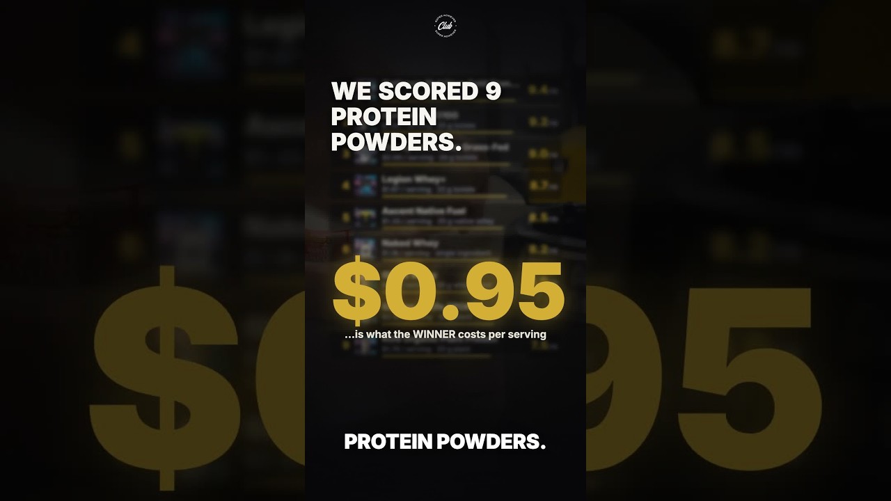 We Scored 9 Protein Powders — the Best One Is Also the Cheapest