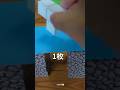 折り紙の上に乗るには? #minecraft