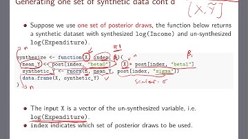 [Bayesian Synthesis Models #1] Generating synthetic values for sensitive variables part 2