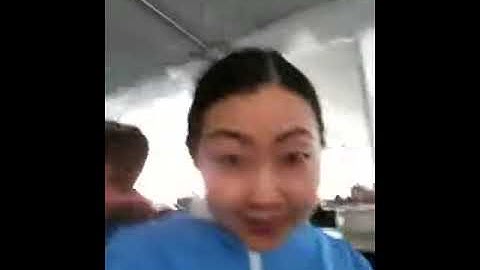 CONTAGION directed by Steven Soderbergh - Actress Catherine Kim Poon behind the scenes