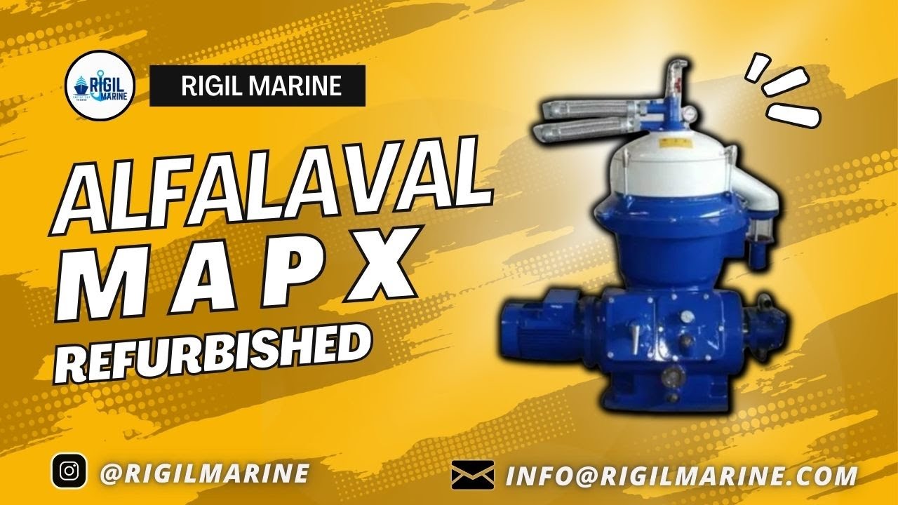 Alfa Laval MAPX Separator – Fully Restored & Ready for Action! 🔧