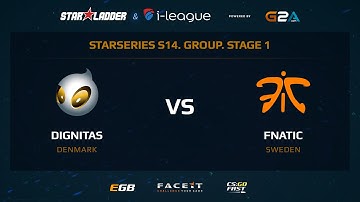 Dignitas vs Fnatic - Map 2 - Cobblestone (SL i-League StarSeries XIV)