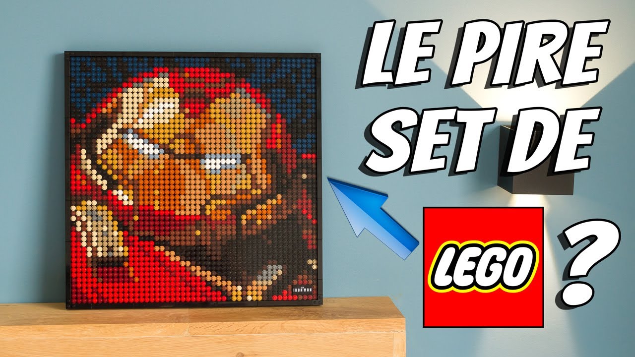 LEGO ART Iron Man Le pire Set de Lego ? Review du tableau en Lego
