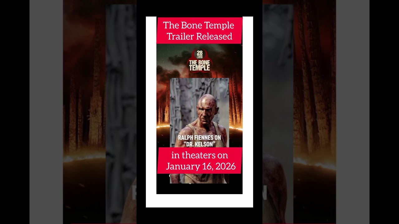 28 Years Later The Bone Temple Trailer 2025 | Ralph Fiennes | Release date announced