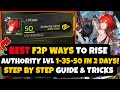 FASTEST F2P Methods To Gain Authority Level FAST In Arknights Endfield 1.0