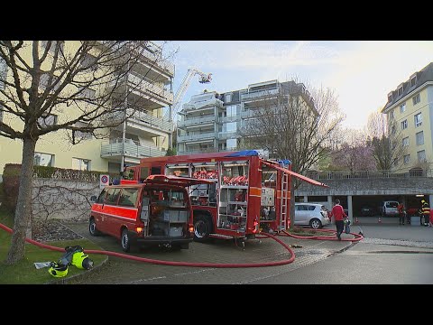 Gossau SG: Balkonbrand in Dachwohnung