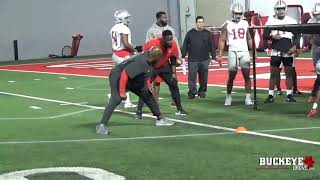 Ohio State Buckeyes football: Larry Johnson brings the energy as Buckeye open spring practice