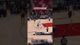 Alperen Sengun ON TOP of Naji Marshall!!! #nba #houstonrockets