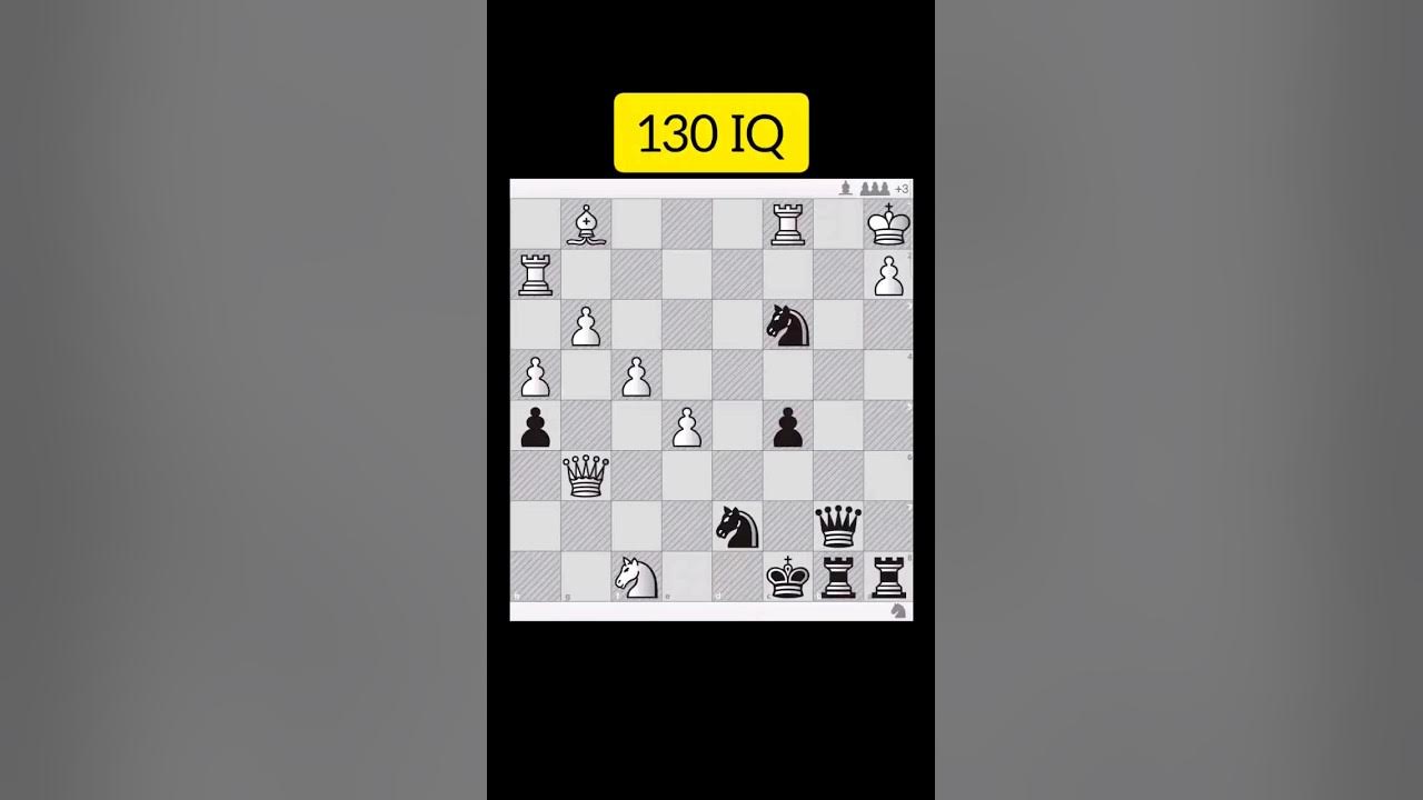 130 IQ Chess Puzzle 