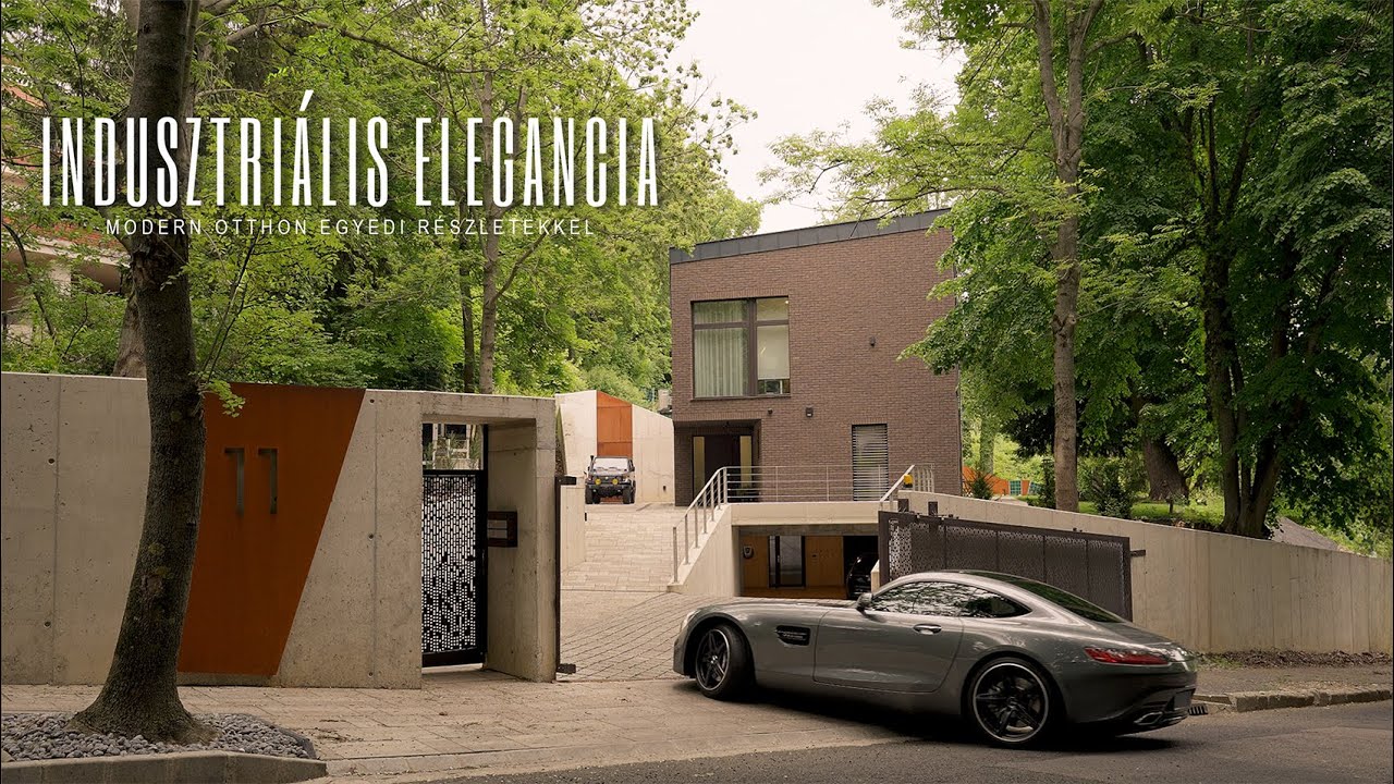 INDUSZTRIÁLIS ELEGANCIA - modern otthon egyedi részletekkel