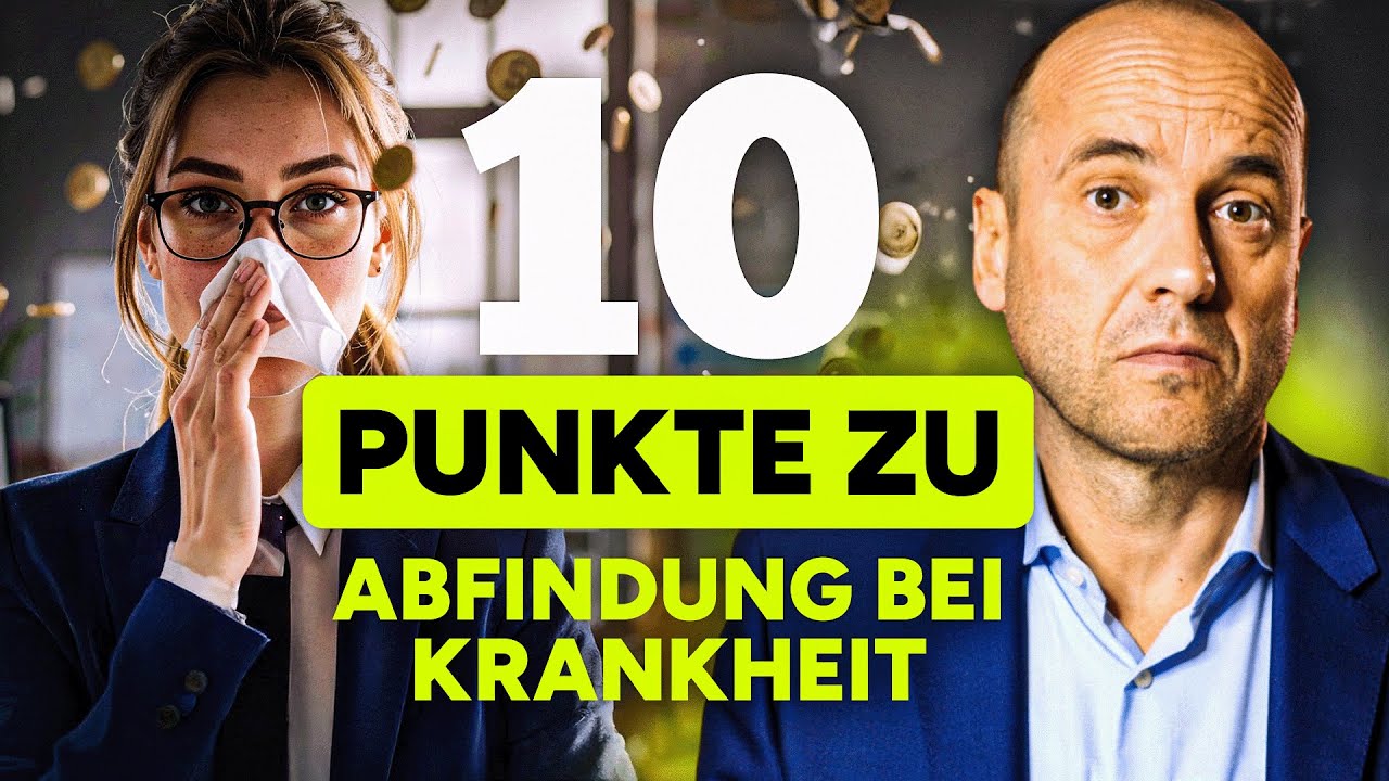 Kündigung wegen Krankheit – Wissen zur Abfindungshöhe!