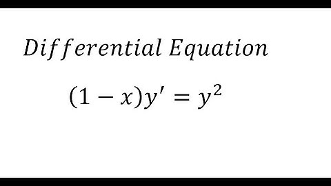 Calculus Help: Separable Differential Equations: (1-x) y^