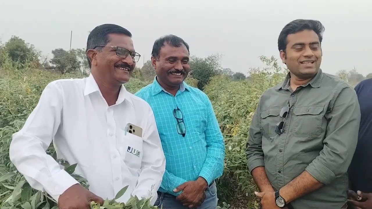 वर्धा जिल्ह्यातील शेतकरी बांधवांची SRT तुर शेती हिवरा दरणे येथे भेट..!