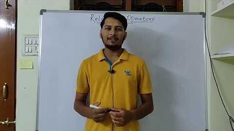 C Tutorial(Hindi) Lecture-17 Relational Operators