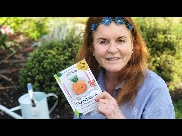 Sarah Ferguson reading The Carrot Who Was Too Big For His Bed by Willsow Books