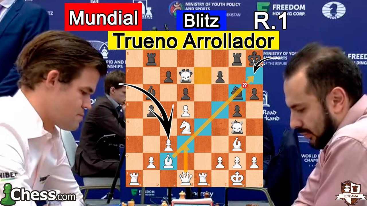 Como un Trueno Arrollador! Magnus Carlsen Vs Sergey Grigoriants