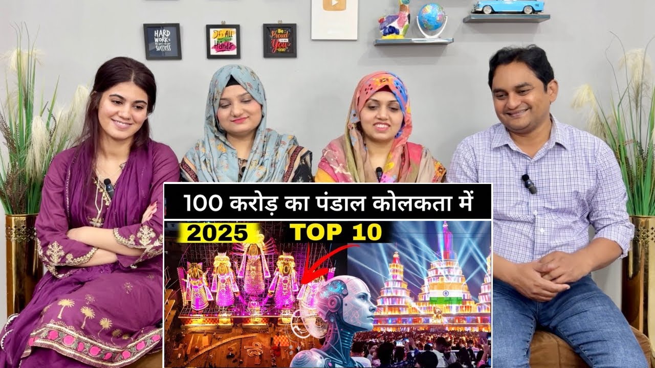 Top 10 Best Durga Puja Pandal In Kolkata | Durga Puja Kolkata 2025 | Kolkata Durga Puja | Reactology