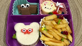 Tjs Baon Serye 166 Ham And Egg Sandwich, Fries, Chocolates, And Gummies