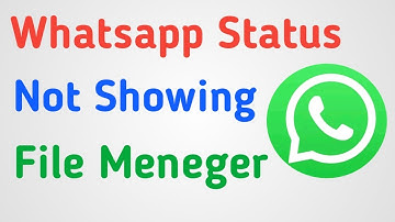 mi file manager whatsapp status not showing problem solved