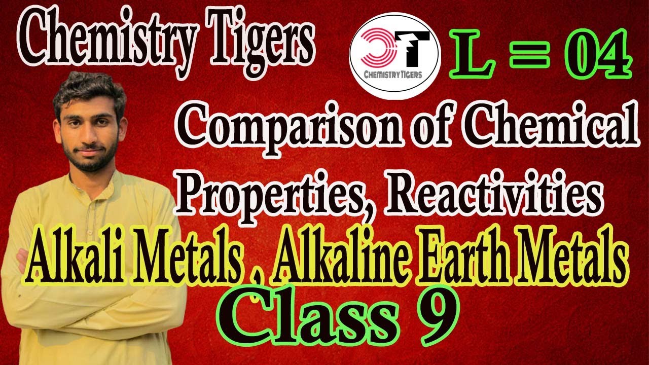 Comparison of chemical properties and reactivity alkali metals