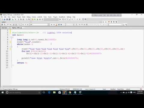 Lightoj problem no: 1006