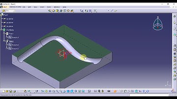 Catia Tutorial in Tamil 44 : Slot | Sketch Based Features | Part