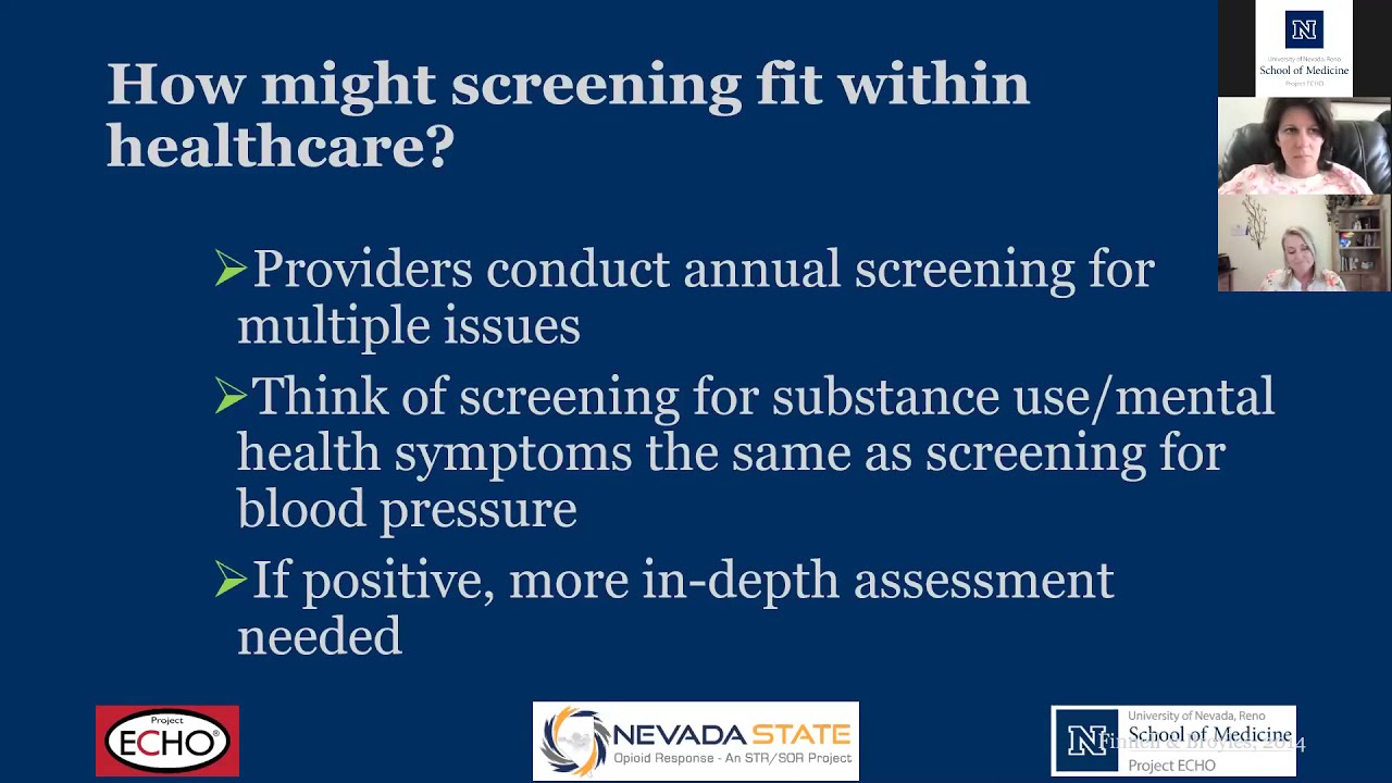 SBIRT for Women's Health Professionals: Screening - 11/09/20