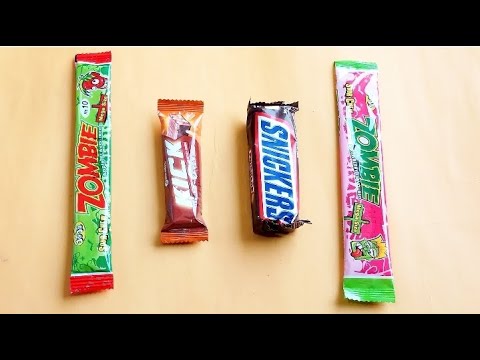 Snickers Kick Sweets unboxing 7 🍬🍫| Snickers, kick, zombie - YouTube