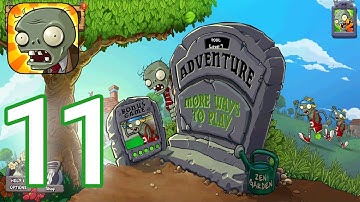 Plants vs. Zombies - Gameplay Walkthrough Part 11 - Pool Level 7 - 8 Completed (iOS, Android)