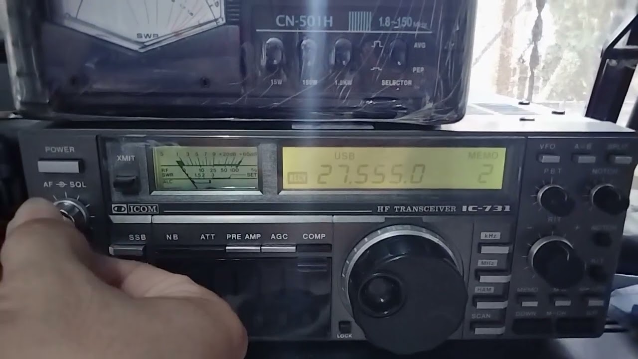 ICOM IC-731 mod by 153E251 - YouTube