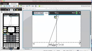 Changing window settings on Ti-nspire