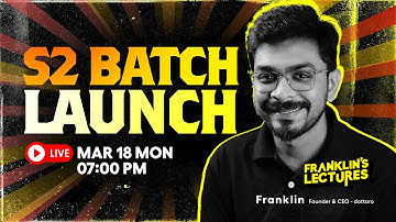 S2 Batch Launch | SURPRISE !!! Franklin