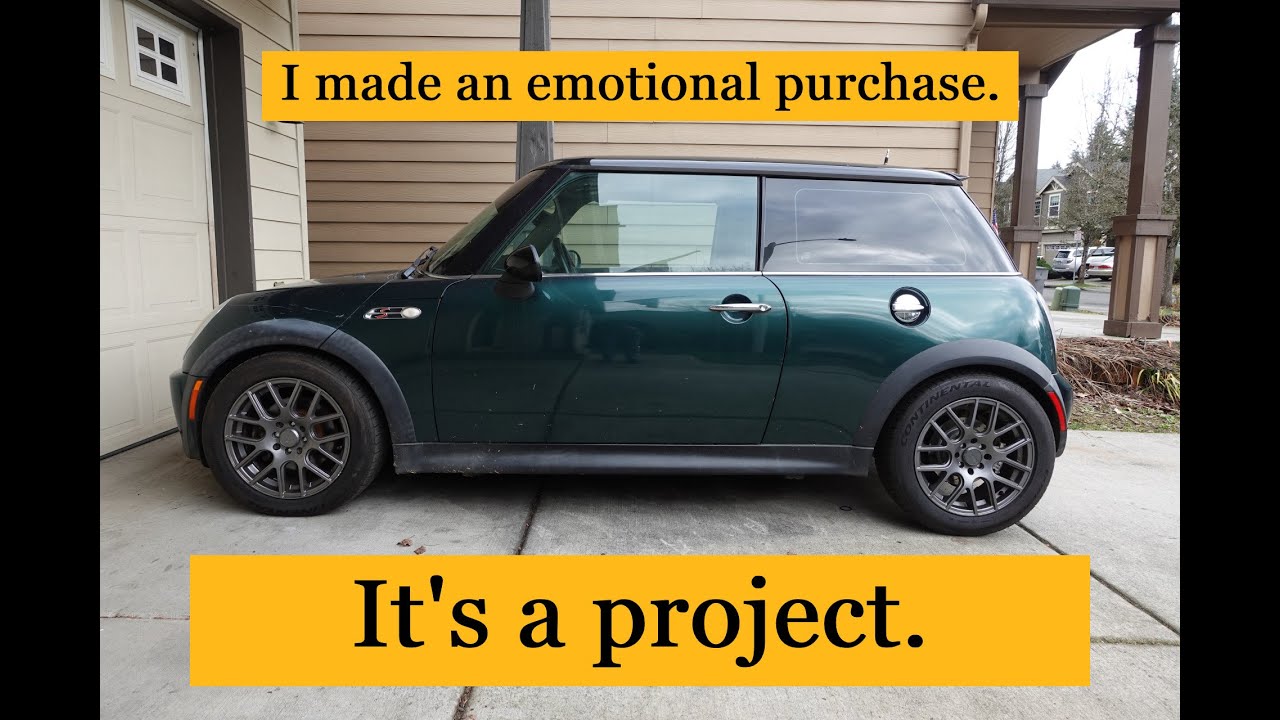 I made an emotional purchase, and got this Supercharged R53 Mini Cooper ...